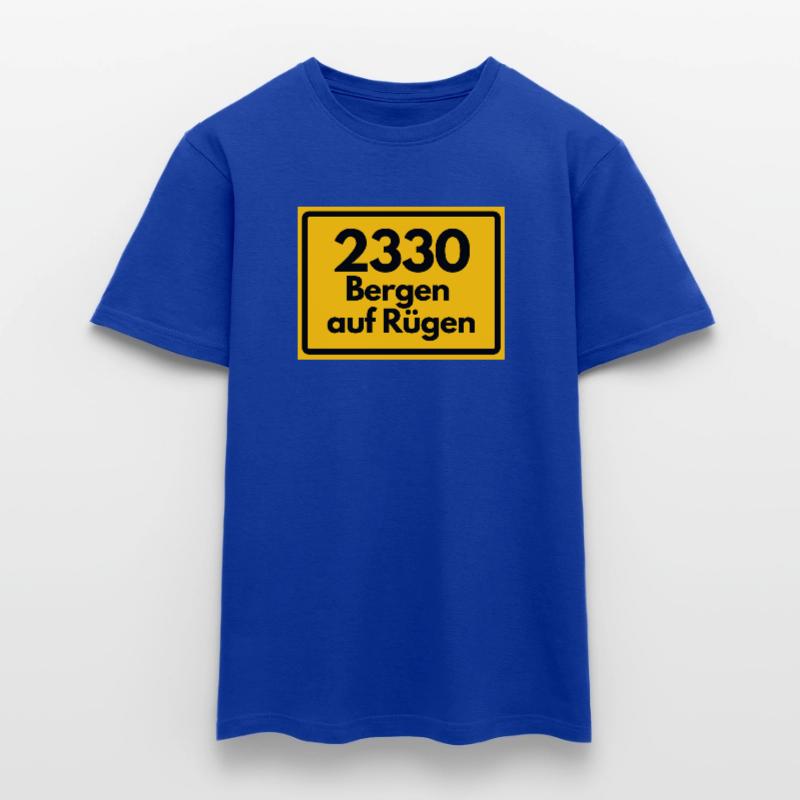 OLD POSTCODE POSTCODE 2330 BERGEN AUF RÜGEN HEIMAT Men’s T-shirt