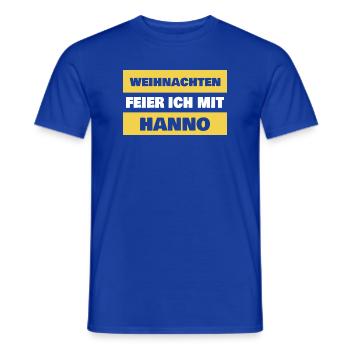 Spruch Hanno - Männer T-Shirt - Dunkelblau - Vorne - AI Model Male 178 light (178cm)