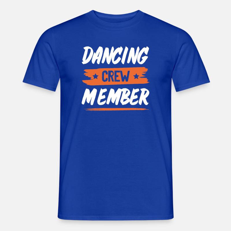 Dancing Crew - Männer T-Shirt - Dunkelblau