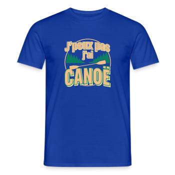 J'peux pas j'ai CANOE - T-shirt homme - bleu foncé - Devant - AI Model Male 178 light (178cm)