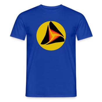 Volley-ball de plage, plage et soleil - T-shirt homme - bleu foncé - Devant - AI Model Male 178 light (178cm)