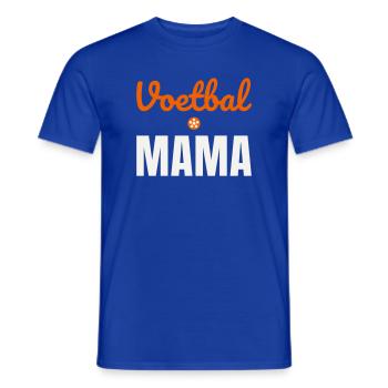 Voetbal Mama Cadeau Voetbalmoeder Trots Sport - Heren T-shirt - donkerblauw - Voor - AI Model Male 178 light (178cm)