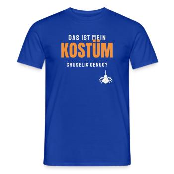 Das ist mein Kostüm Halloween Spruch Gruselig - Männer T-Shirt - Dunkelblau - Vorne - AI Model Male 178 light (178cm)