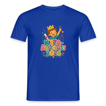 Kita Abschluss 2026 Kinder Abschlussfeier - Männer T-Shirt - Dunkelblau - Vorne - AI Model Male 178 light (178cm)