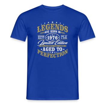 1976 Vintage Vintage Birthday Gift Retro - Men's T-Shirt - majorelle blue - Front - AI Model Male 178 light (178cm)