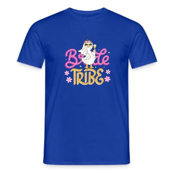 Bachelorette-Stamm Tee - Männer T-Shirt - Dunkelblau - Vorne - AI Model Male 178 light (178cm)