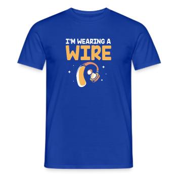 Taub Taubheit Deaf Gebärdensprache - Männer T-Shirt - Dunkelblau - Vorne - AI Model Male 178 light (178cm)
