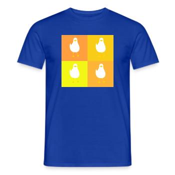 MineMineMineMine - yellow - Men's T-Shirt - majorelle blue - Front - AI Model Male 178 light (178cm)