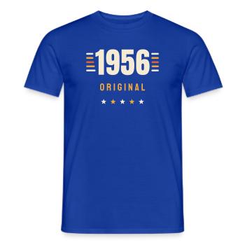 1956 Original Jahrgang Retro 70. Geburtstag Gesche - Männer T-Shirt - Dunkelblau - Vorne - AI Model Male 178 light (178cm)