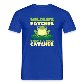 Frog Catcher Wildlife Patcher Catcher Frog - Männer T-Shirt - Dunkelblau - Vorne - AI Model Male 178 light (178cm)