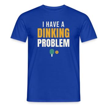 I Have A Dinking Problem Pickleball - Men's T-Shirt - majorelle blue - Front - AI Model Male 178 light (178cm)