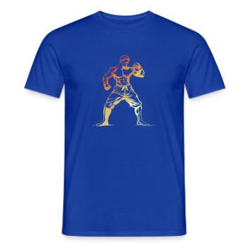 Kickboxer Rétro - T-shirt homme - bleu foncé - Devant - AI Model Male 178 light (178cm)