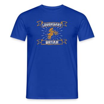 Biker Bryan - Men's T-Shirt - majorelle blue - Front - AI Model Male 178 light (178cm)