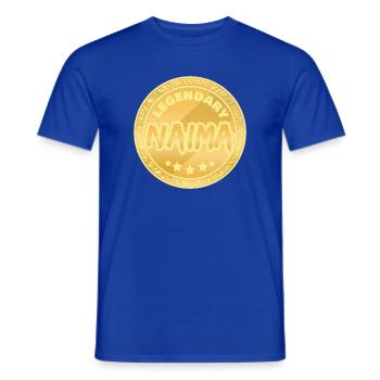 Gift idea Naima - Men's T-Shirt - majorelle blue - Front - AI Model Male 178 light (178cm)