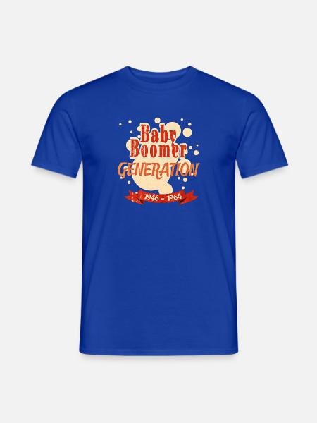 Design Baby Boomer Generation (1946 - 1964) - Männer T-Shirt - Dunkelblau