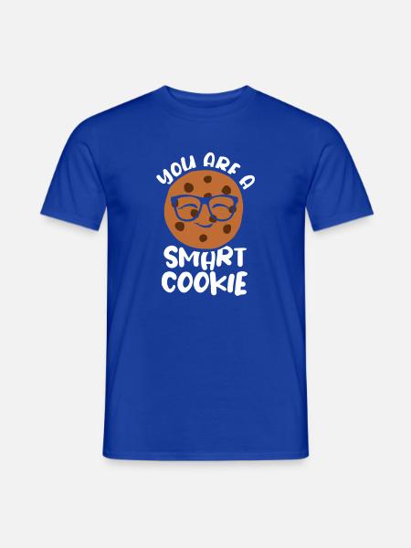 Cookie Plätzchen Keks - Männer T-Shirt - Dunkelblau