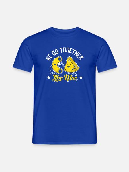 Makkaroni und Käse Mac and Cheese - Männer T-Shirt - Dunkelblau