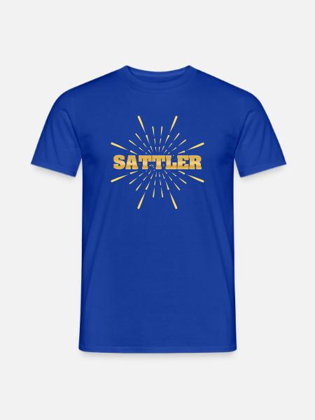 Beruf Sattler - Männer T-Shirt - Dunkelblau
