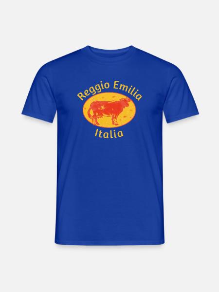 Rote kuh italien - Männer T-Shirt - Dunkelblau