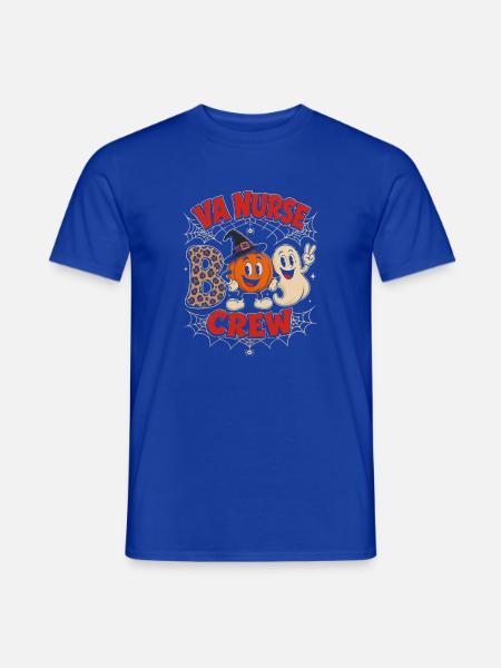 Boo Crew Halloween Motiv - Männer T-Shirt - Dunkelblau