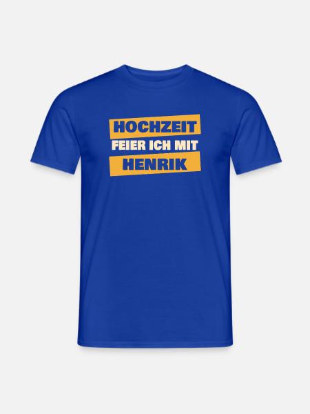 Geschenk für Henrik - Männer T-Shirt - Dunkelblau