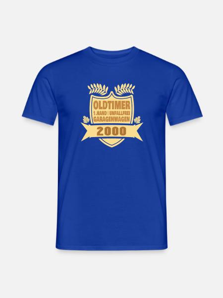 Oma 2000 - Männer T-Shirt - Dunkelblau