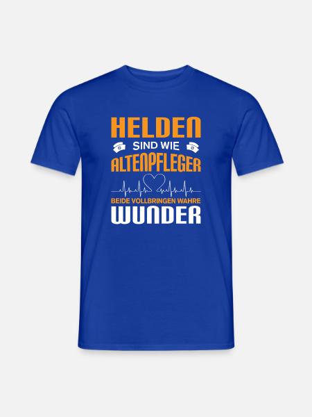 Altenpflege Pfleger Pflegepersonal Pflegekraft - Männer T-Shirt - Dunkelblau
