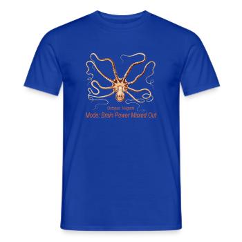 Octopus Brain Power Maxed Out - Männer T-Shirt - Dunkelblau - Vorne - AI Model Male 178 light (178cm)