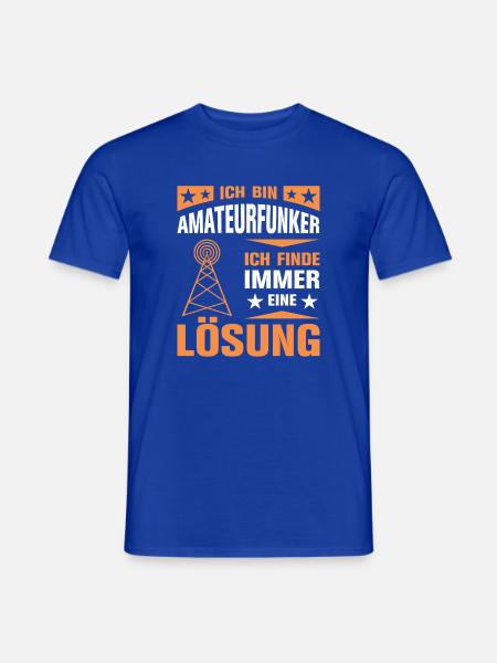 Amateurfunk Geschenke für Funker Funkamateur - Männer T-Shirt - Dunkelblau