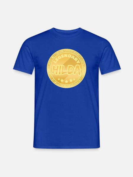 Geschenkidee Hilda - Männer T-Shirt - Dunkelblau
