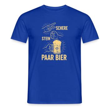 Klopfende Bierfreunde - Männer T-Shirt - Dunkelblau - Vorne - AI Model Male 178 light (178cm)
