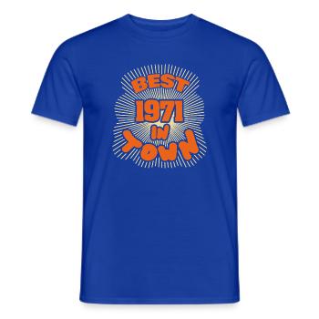 in 1971 - Männer T-Shirt - Dunkelblau - Vorne - AI Model Male 178 light (178cm)