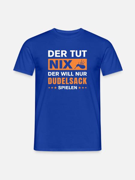 Dudelsackspieler Dudelsack Männer Geschenk - Männer T-Shirt - Dunkelblau
