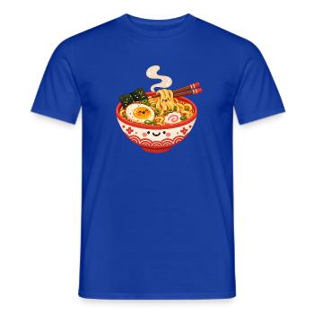 Kawaii Ramen Glücksschüssel - Männer T-Shirt - Dunkelblau - Vorne - AI Model Male 178 light (178cm)