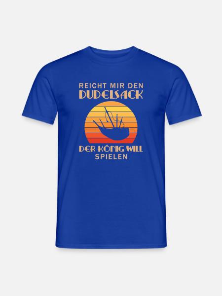 Dudelsackspieler Dudelsack Männer Geschenk - Männer T-Shirt - Dunkelblau