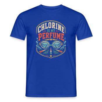 Schwimmer schwimmen Pool-Chlorine Vintage Schwimm - Männer T-Shirt - Dunkelblau - Vorne - AI Model Male 178 light (178cm)
