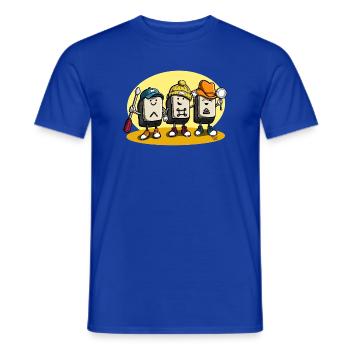 Ctrl-cmd-restart - Männer T-Shirt - Dunkelblau - Vorne - AI Model Male 178 light (178cm)