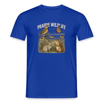 Prairie Wildlife Native Prairie - Männer T-Shirt - Dunkelblau - Vorne - AI Model Male 178 light (178cm)