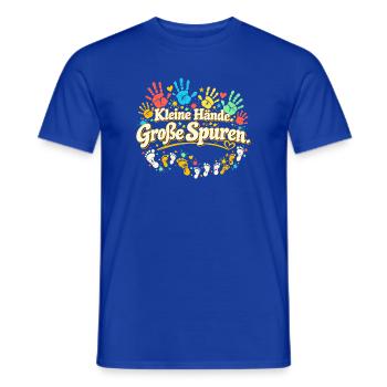 Abschiedsgeschenk Erzieherin Tagesmutter Kita - Männer T-Shirt - Dunkelblau - Vorne - AI Model Male 178 light (178cm)
