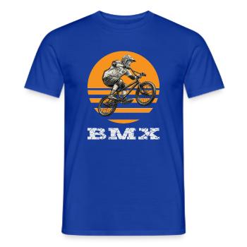 BMX (BMK) - Männer T-Shirt - Dunkelblau - Vorne - AI Model Male 178 light (178cm)
