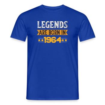 Birthday born in 1964 - Männer T-Shirt - Dunkelblau - Vorne - AI Model Male 178 light (178cm)