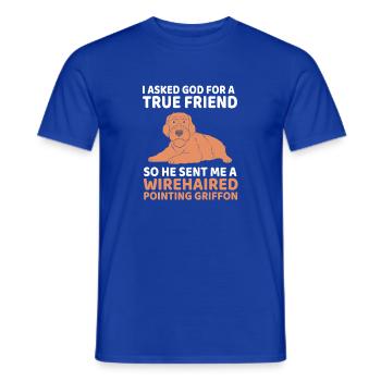 Griffon - Männer T-Shirt - Dunkelblau - Vorne - AI Model Male 178 light (178cm)