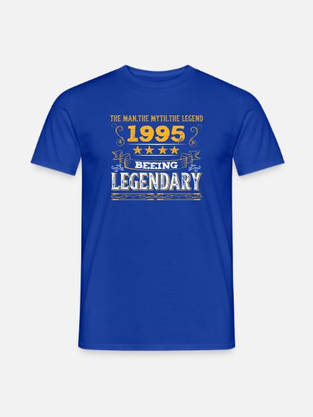Birthday legendär 1995 - Männer T-Shirt - Dunkelblau