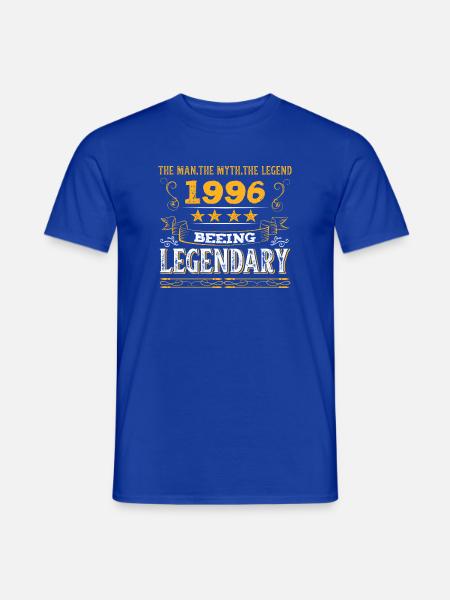 Birthday legendär 1996 - Männer T-Shirt - Dunkelblau