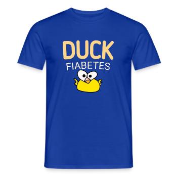 Ente Fiabetes wieder  - Männer T-Shirt - Dunkelblau - Vorne - AI Model Male 178 light (178cm)