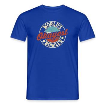 Der beste Bowler der Welt Lustiges Bowling - Männer T-Shirt - Dunkelblau - Vorne - AI Model Male 178 light (178cm)