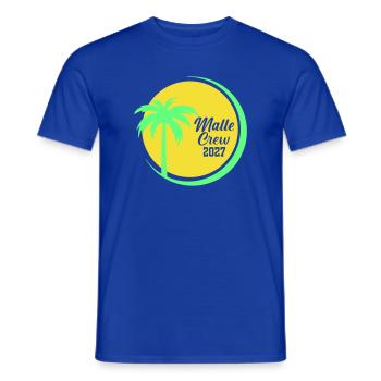 Malle Crew 2027 Palmen Design - Männer T-Shirt - Dunkelblau - Vorne - AI Model Male 178 light (178cm)