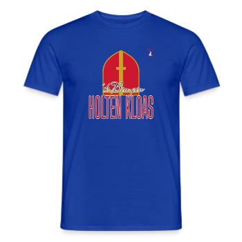 'k Bin gin Holten Kloas – Sinterklaas-Trikot - Männer T-Shirt - Dunkelblau - Vorne - AI Model Male 178 light (178cm)