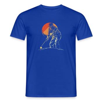 Vintage Golfer Opa - Männer T-Shirt - Dunkelblau - Vorne - AI Model Male 178 light (178cm)