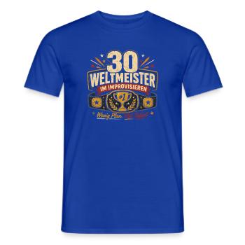 30 Geburtstag Geschenk Lustiger Spruch Humor - Männer T-Shirt - Dunkelblau - Vorne - AI Model Male 178 light (178cm)
